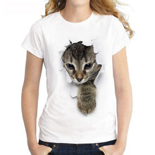 Load image into Gallery viewer, cat printed t-shirt