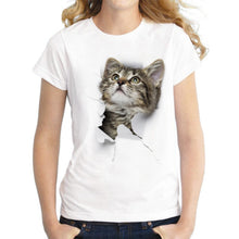 Load image into Gallery viewer, cat printed t-shirt