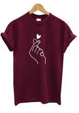 Load image into Gallery viewer, Women T Shirt Graphic Love